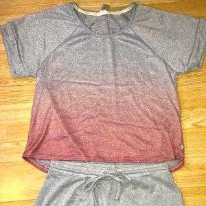 Two Piece PJ Set — Shorts and T Shirt